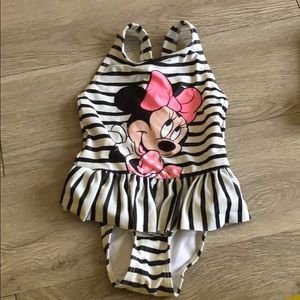 Mini mouse baby bathing suit